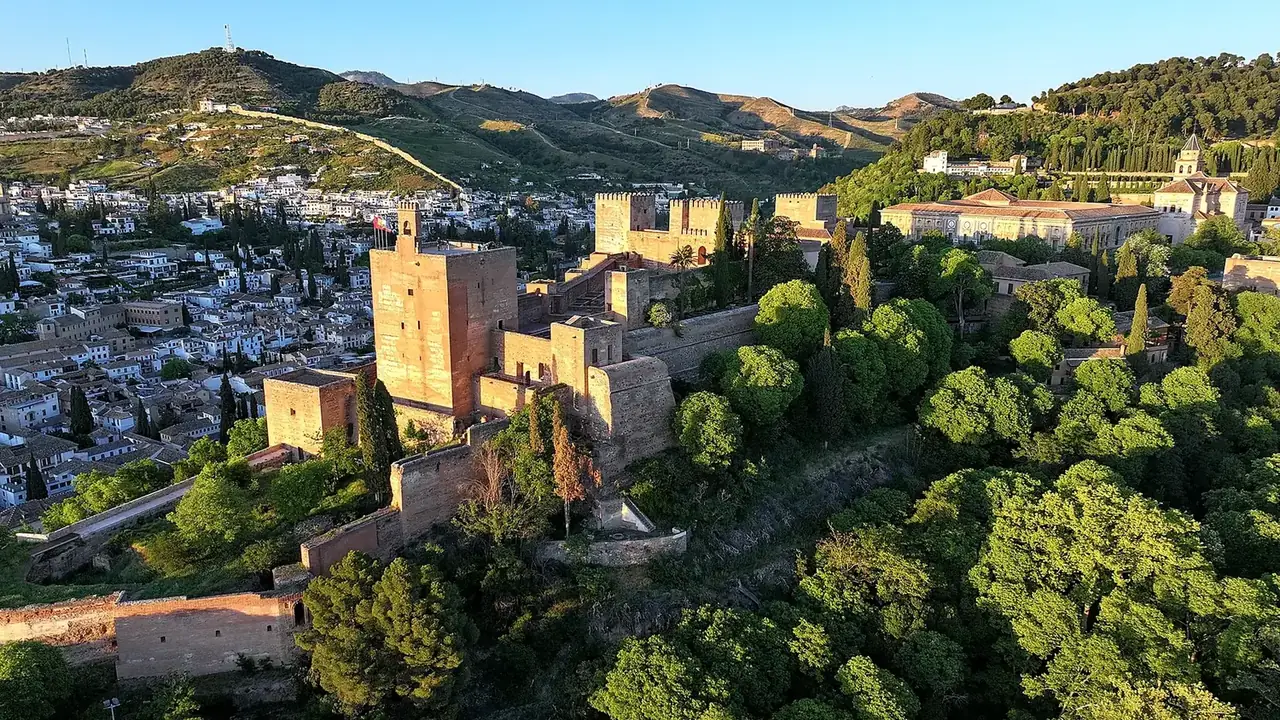 Trabajo aéreo con dron en la provincia de Granada