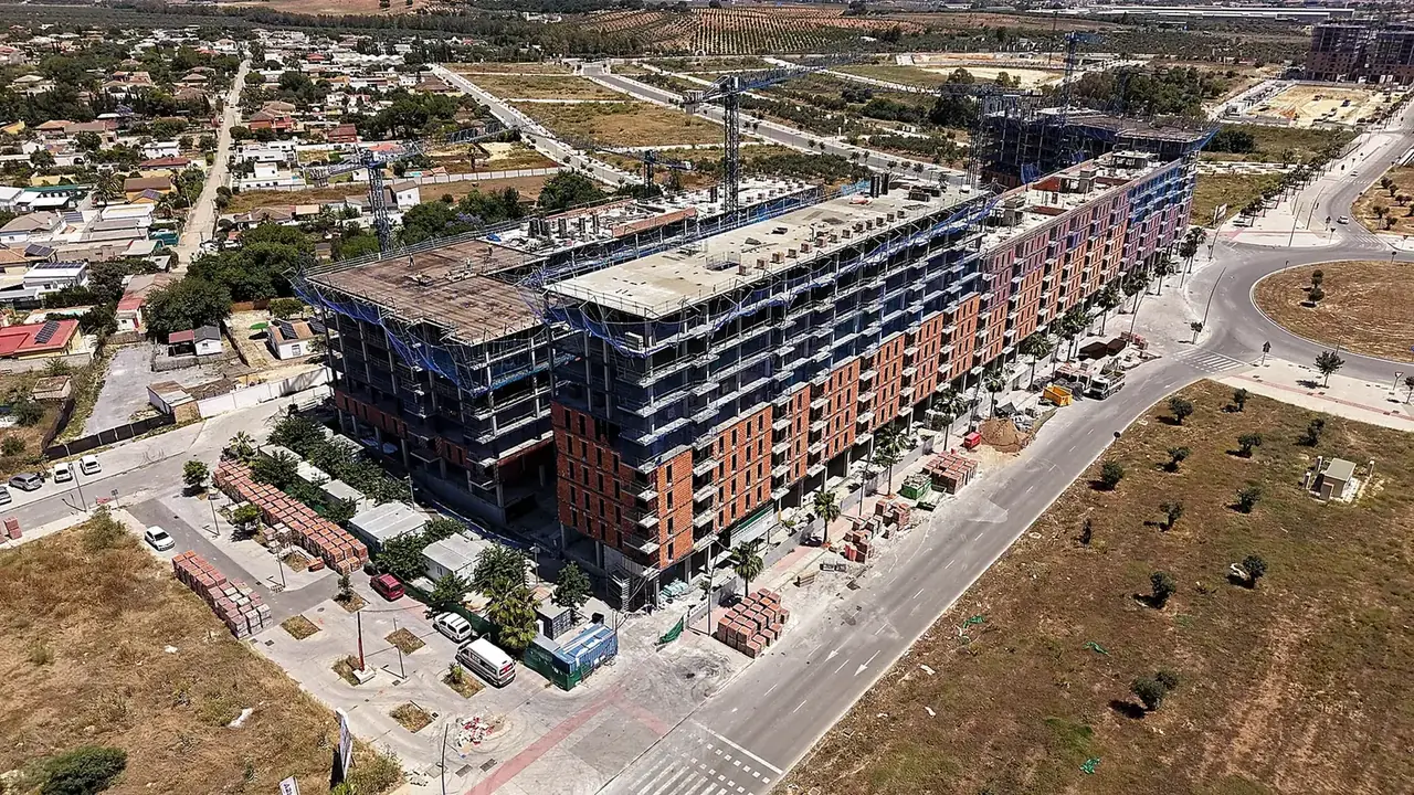 Trabajo aéreo con dron en la provincia de Granada