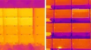Termografía aérea de una planta fotovoltaica
