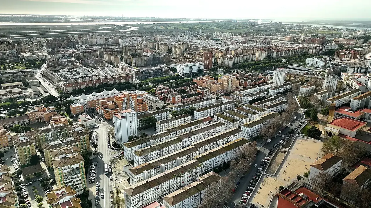 Trabajo aéreo con dron en la provincia de Granada
